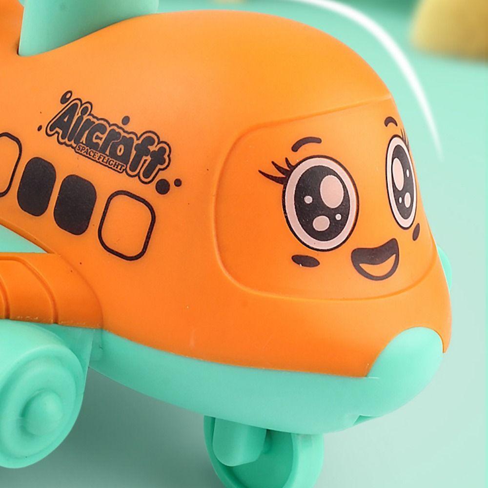 Puzzle Aircraft Inertia Car Model Education Press Inertia Pull Back Toy Children