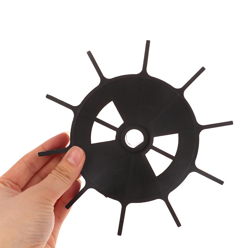 Black Plastic Heat Dissipation Engineering Fan Blade Air Compressor Fan Replacement Direct