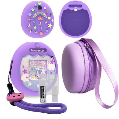 Жесткий чехол JCHPINE и силиконовый чехол, совместимый с игровым автоматом Tamagotchi Pix Interactive Virtual Pet, защитный экран для Tamagotchi Pix