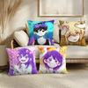 Game O-Omori Cushion Cover Soft Short Plush Pillow Cover Smooth Cozy Texture Aesthetic Cushion Case Home Decor
