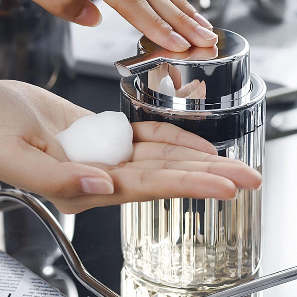 Refillable Mousse Bottle Reusable Dish Soap Container Premium Foam Pump Jar  Shower Gel