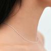 Another Layer Cutting Chain Necklace (silver925)(2color)