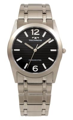 Мужские серебряные часы Technos T9C15SB, 3 стрелки