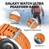 Official Silicone+Nylon band For Samsung Galaxy Watch Ultra Strap 47mm Functional sport belt Bracelet Galaxy Watch 7 Ultra 47 mm