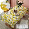Лимонная скатерть, декоративная прямоугольная кухонная обеденная крышка для стола на день рождения, чайная ткань, водонепроницаемая скатерть для камина Mesa