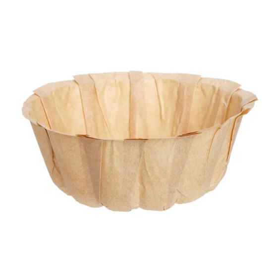 4 дюйма, 100 шт., мини-рифленая трубчатая подкладка для формы с антипригарным покрытием, жиронепроницаемая термостойкая бумага, вкладыши для формы для торта