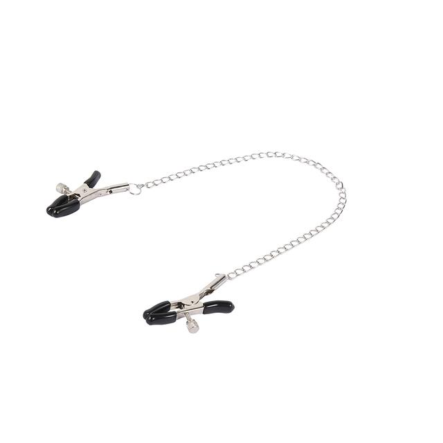 Фетиш игры для взрослых, секс-игрушки для женщин, металлический зажим для сосков с цепочкой, связывание груди, зажим для стимуляции половых губ, массажер БДСМ