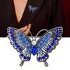 Fashionable Rhinestones Butterfly Pin Handcraft Alloy Jewelry Gifts for Women Festive Occasions Evening Attire