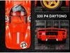 Bburago 1967 Ferrari 330 P4 Daytona Le Mans Модель винтажного гоночного автомобиля