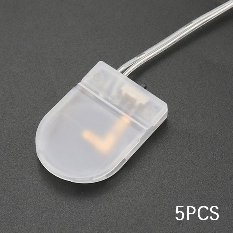 5 шт. Держатели батареек-таблеток CR2032 с проводами и переключателем ON-OFF, Корпус для батарейки 3V, Однослотовый чехол для батарейки