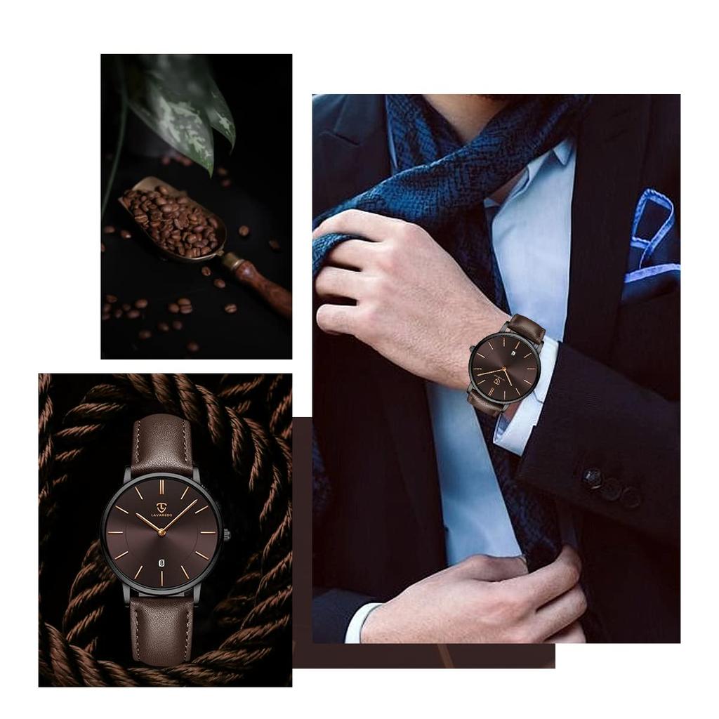 Простые стильные тонкие повседневные часы с датой, водонепроницаемые аналоговые кварцевые часы, модные наручные часы для женщин, унисекс, для бизнеса, поездок на работу, банкета, повседневные, мужские