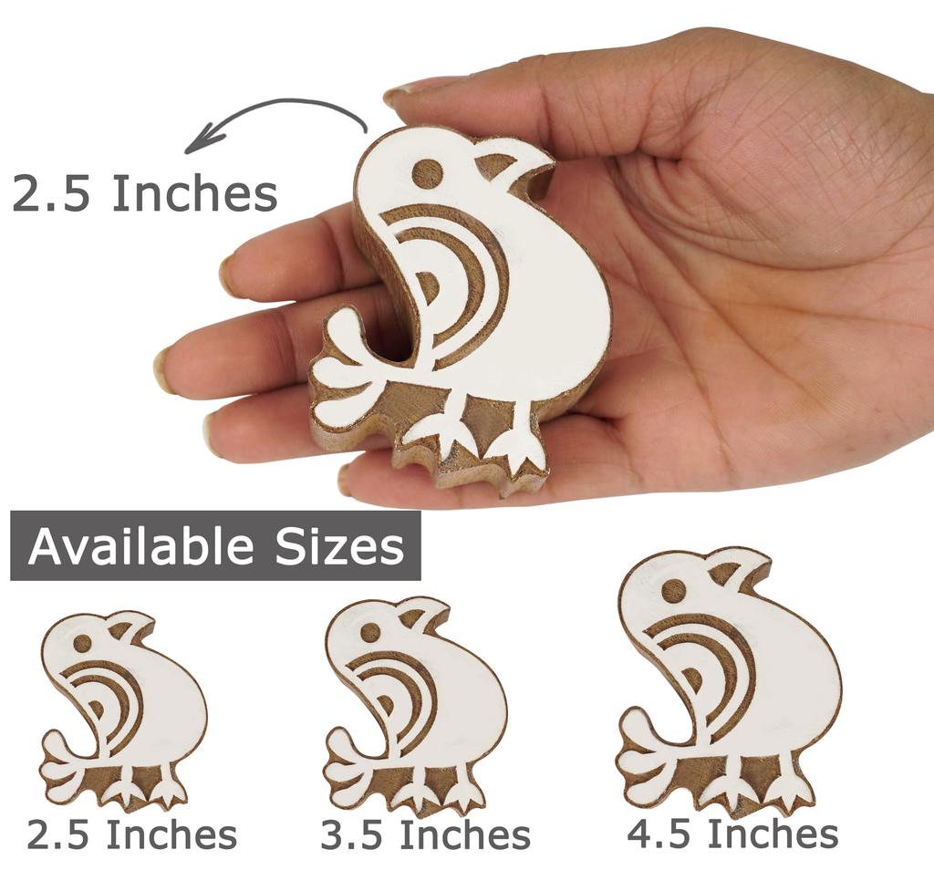 IBA Indianbeautifulart Текстильный печатный блок с птицей, резной деревянный штамп ручной работы, деревянный блок для печати, текстильные штампы для ткани, керамики