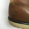 Timberland Кожаные рабочие ботинки на шнуровке с 9 отверстиями, коричневые, размер 8 (26,0 см) Мужской(ИСПОЛЬЗОВАЛ)