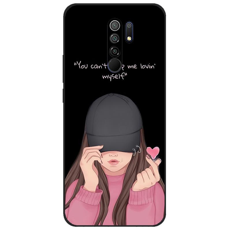 Cover For Xiaomi Redmi 9 Case Cat Flower Animal Cover Silicone Case For Redmi 9 redmi9 Cover Bumper Shockproof Phone Case Coque