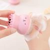 Small Octopus Face Wash Brush Exfoliating Blackhead Brush Silicone Cleansing Brush Baby Shampoo Massage Brush