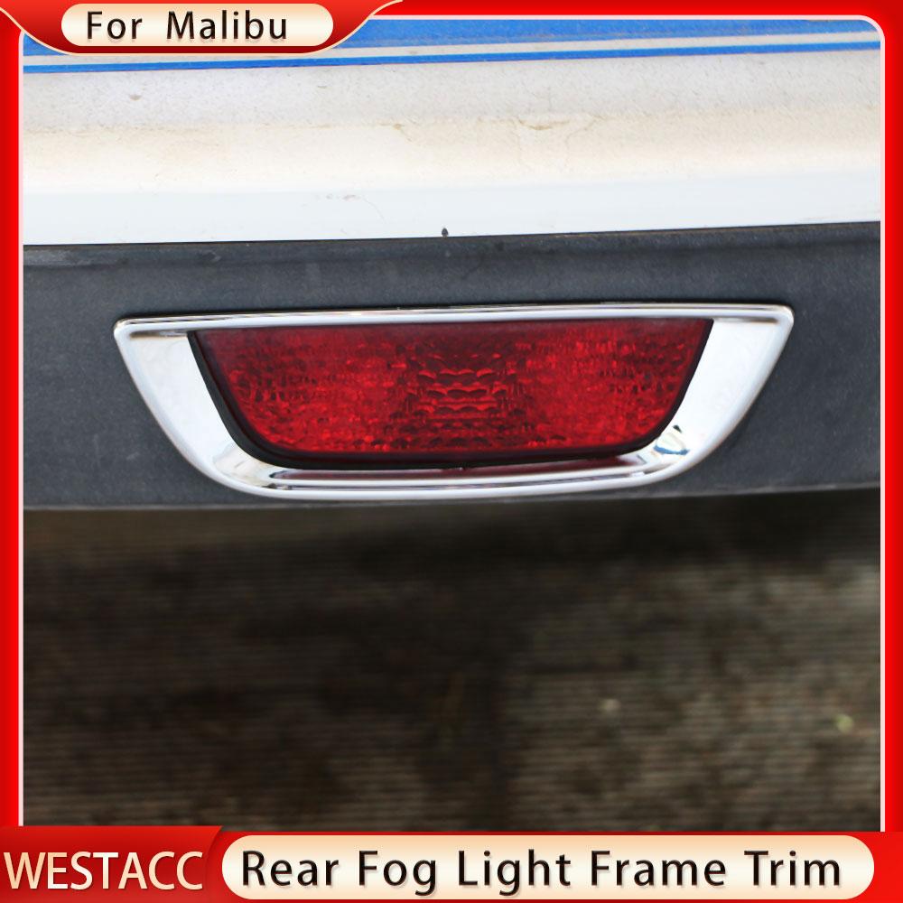 3 шт. ABS хром заднего противотуманного фары автомобиля рамка крышка Накладка наклейка для Chevrolet Chevy Malibu 2012 2013 2014 2015