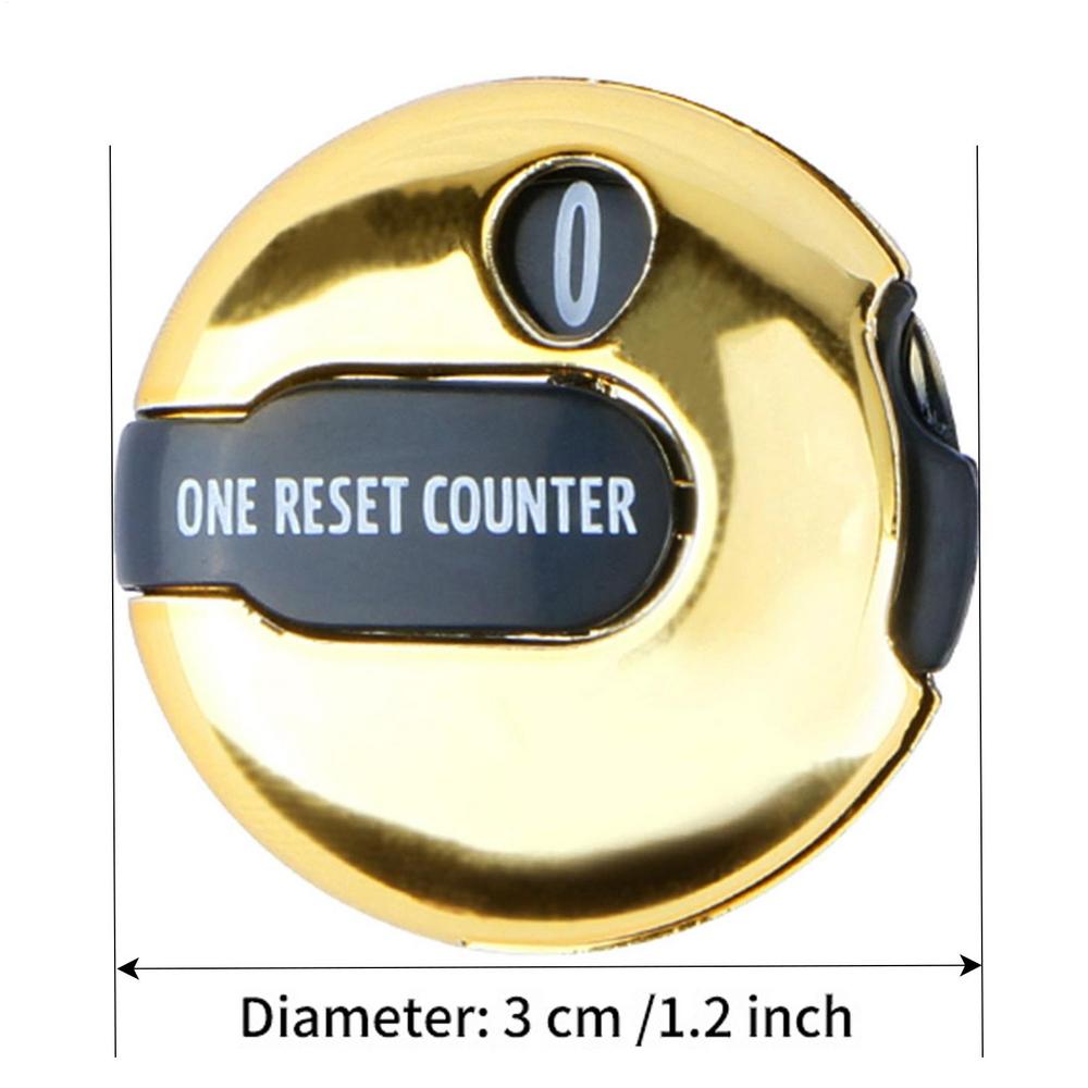 Golf Score Counter Portable Golf Score Counter Clicker Golf Score Keeper With Touch Reset And Clip Attachment Quickly Return 0