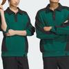Adidas Толстовка Originals Wing Chun Series Toc Crew с цветными блоками, свободная, с длинным рукавом, унисекс, лесно-зеленая IZ1537