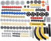 SEEMY 233 Piece Gear Set for Technic Series Parts Compatible with LEGO Technic Parts DIY Gear Assortment Pack Technic Building Blocks Set (Lift Arms,