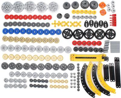 SEEMY 233 детали шестеренок для серии Technic, совместимые с деталями LEGO Technic, набор для самостоятельной сборки шестеренок, набор строительных блоков Technic (Подъемные рычаги,