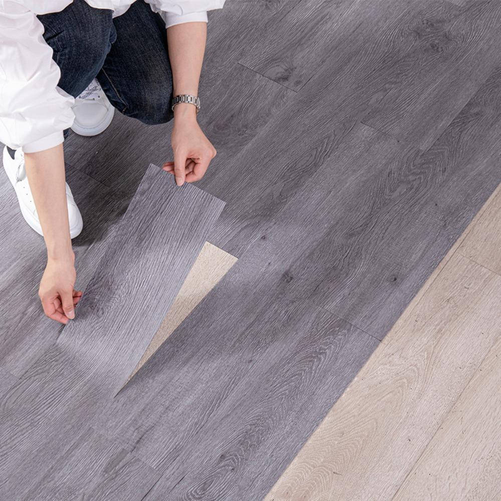 16 шт./набор Самоклеящиеся напольные наклейки Сделай сам Наклейка на стену под дерево Термостойкая Водонепроницаемая Имитация настенной плитки