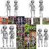 Outer Alien Space Garden Statue Figurine Ornaments Home Yard Decor Sculpture