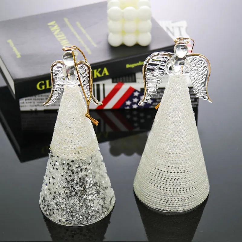 Angel Decoration Nordic Modern Simple Ornament Fashion High Borosilicate Glass Wings Study Living Room Home Creative Decoration