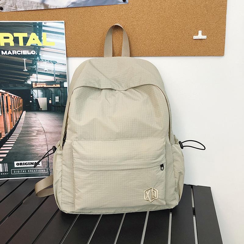 School Bag Korean Version Ins High Value Backpack Early High Birth Girl Casual Simple Commute Versatile Large Capacity