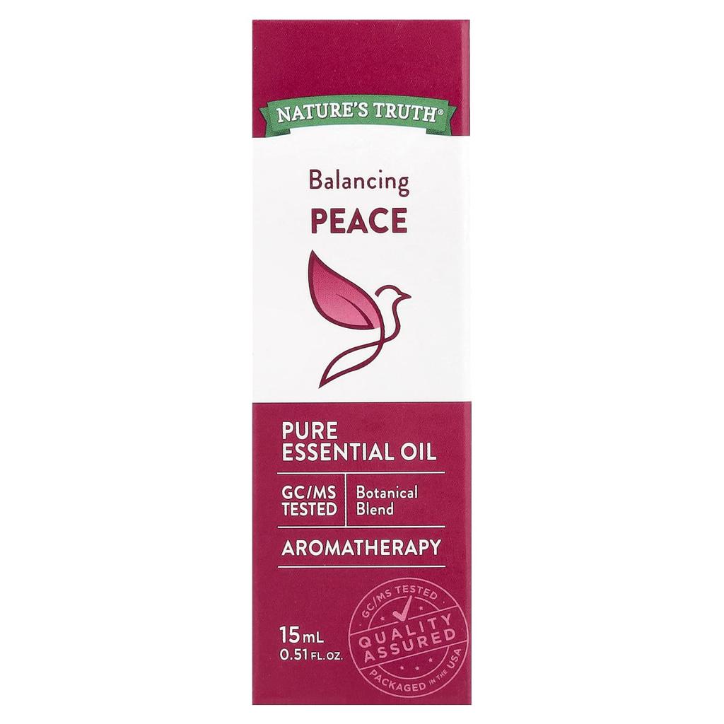 Nature's Truth Pure Essential Oil, Balancing Peace, 0.51 Fl Oz (15 Ml)