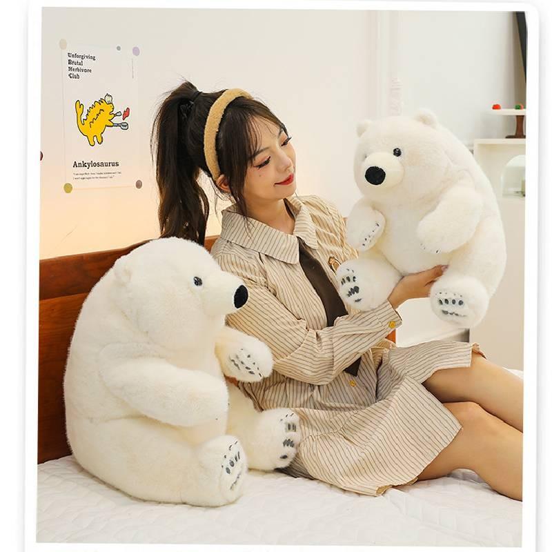 Bear Plush Polar Toy Children Birthday Festival Aquarium Gift Doll Cotton Pp
