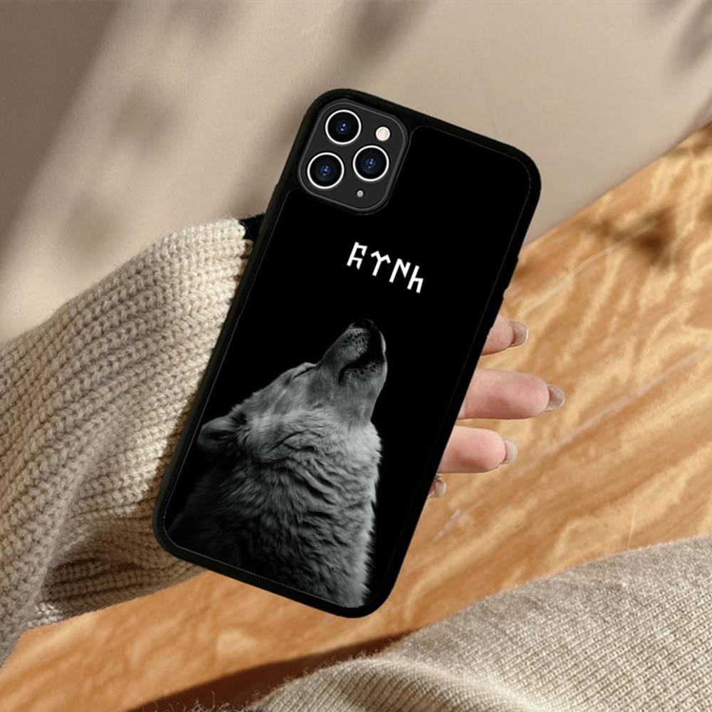 Флаг Волка-Турка для iPhone 17 16 Pro Max Air 15 14 13 12 Mini Plus 11 Жесткая Задняя Крышка из PC+TPU