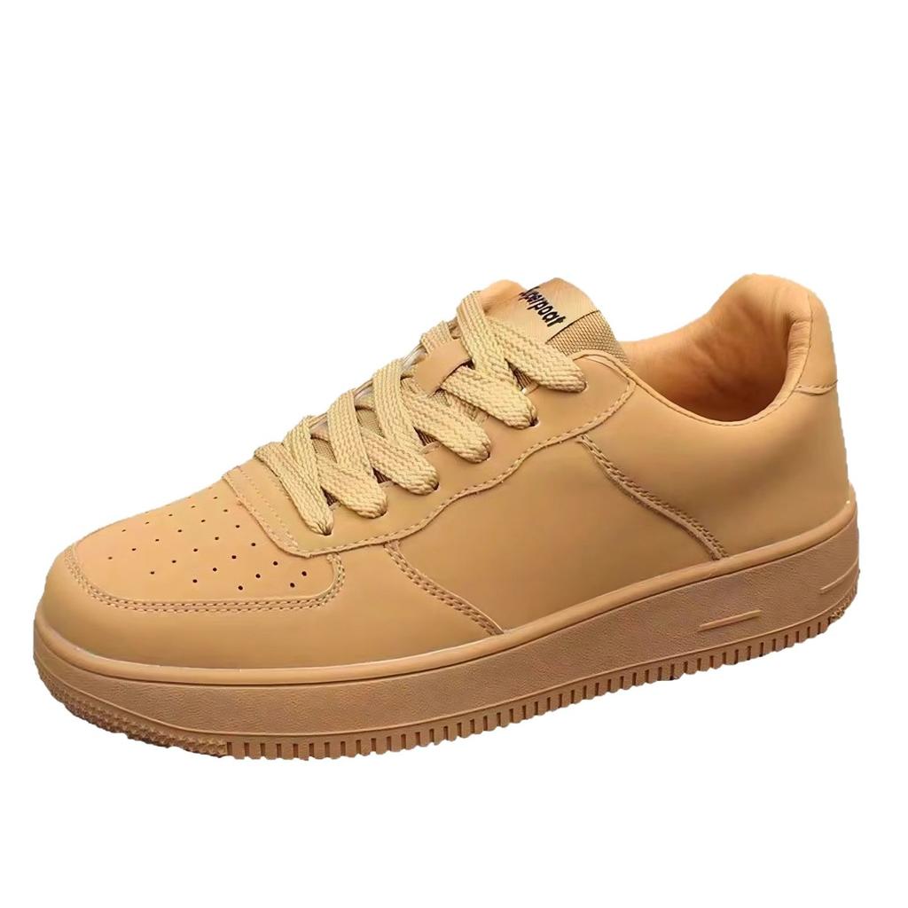 Черные туфли кеды мужские и женские весна и осень 2025 новые на толстой подошве увеличивающие рост белые туфли спортивные и повседневные одинарные туфли модные мужские