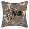 Наволочки Cool Nash Fishing Логотип Декоративные для дивана Домашние Двусторонние Короткий плюш Милая наволочка для подушки
