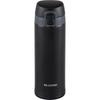 IRIS OHYAMA Water Bottle Stainless Steel Bottle Mug Bottle 480ml Black Spare Gasket Included One-touch MBW-480
