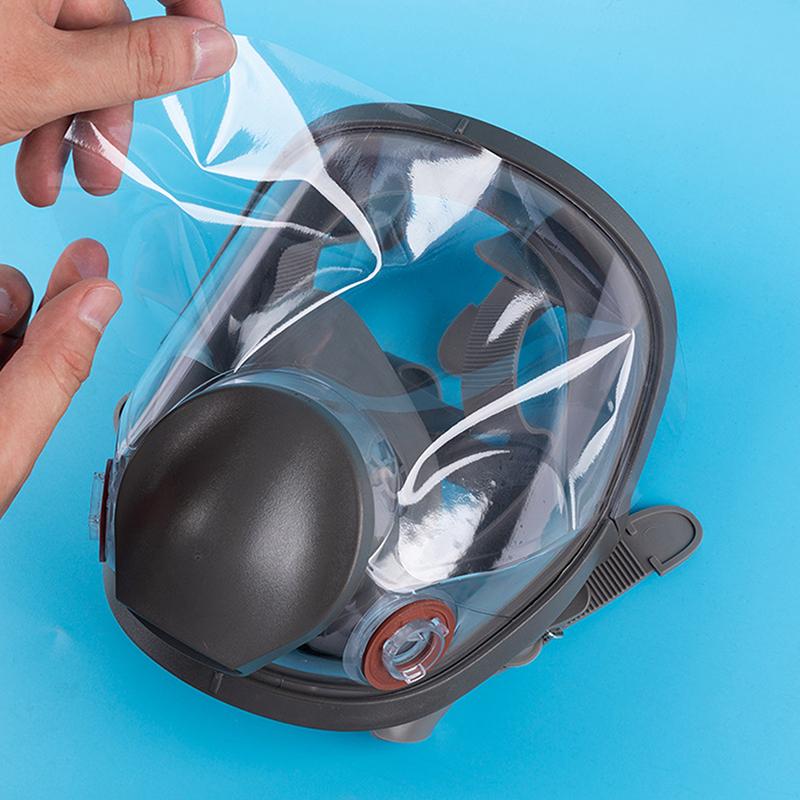 Защитная пленка от царапин и масла для противогаза, респиратора для покраски, полнолицевого защитного стекла