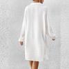 "Bamboo Cotton Long-Sleeve Beach Cover-Up Cardigan"