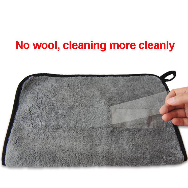 Microfiber Auto Wash Towel Car Cleaning Drying Cloth Hemming Car Care Cloth Detailing Car Wash Towel