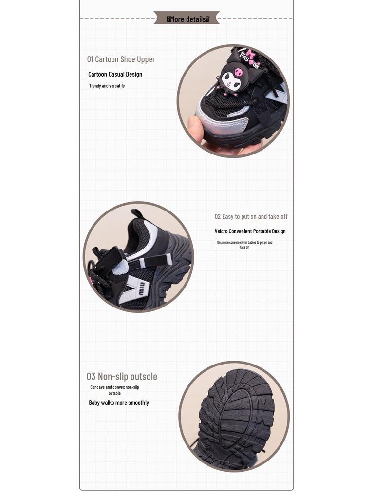 Дышащие сетчатые спортивные туфли для девочек 2026 - Легкие, с мягкой подошвой, Осенний стиль