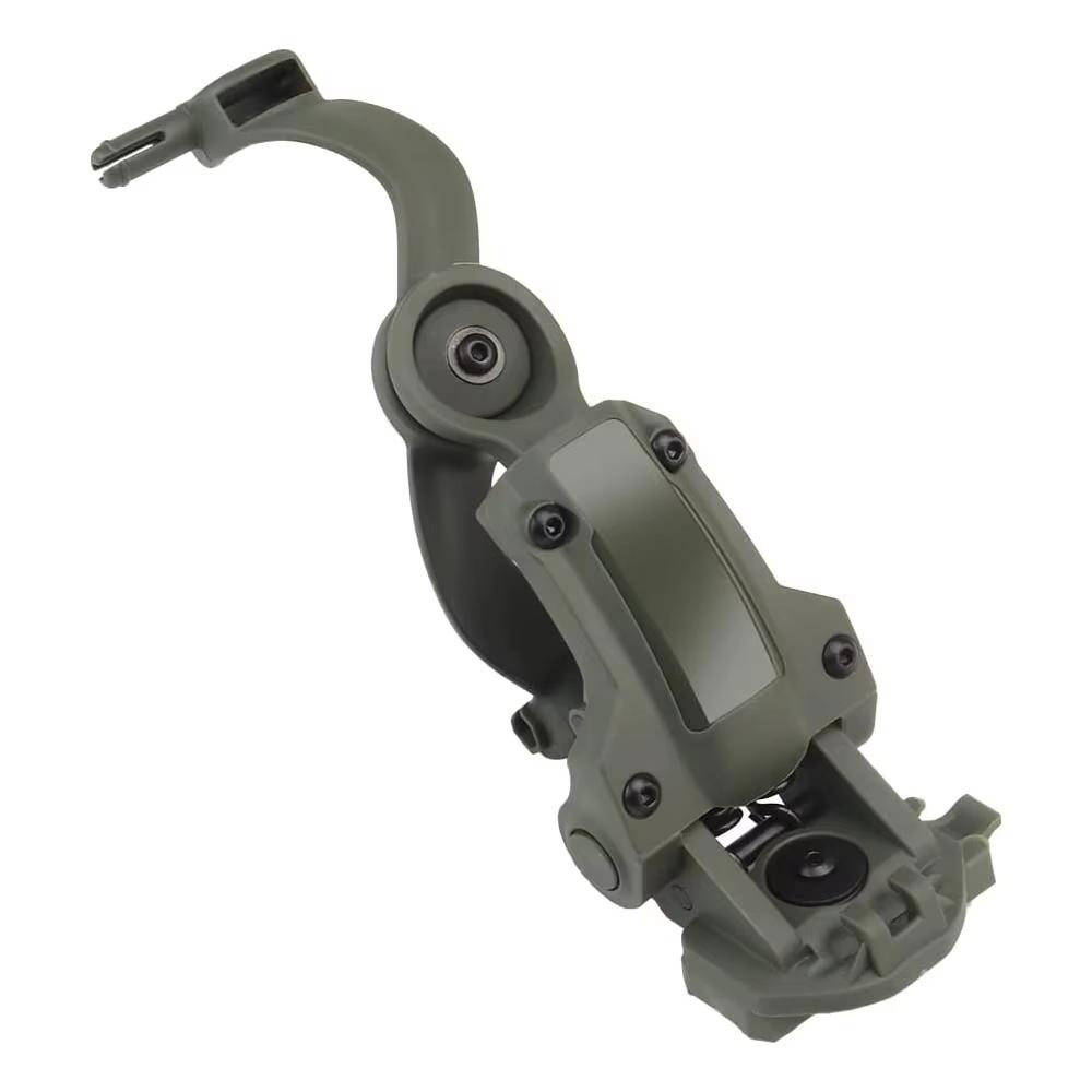 Тактическая подставка для гарнитуры Адаптер для наушников для шлема ARC Многоугольное вращение Комплект адаптеров для рельсы шлема Подходит для рельсы OPS Core ARC