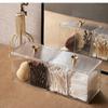 Acrylic Lipstick Cosmetics Storage Makeup Removal Cotton Cotton Swab Storage Box Dust-Proof