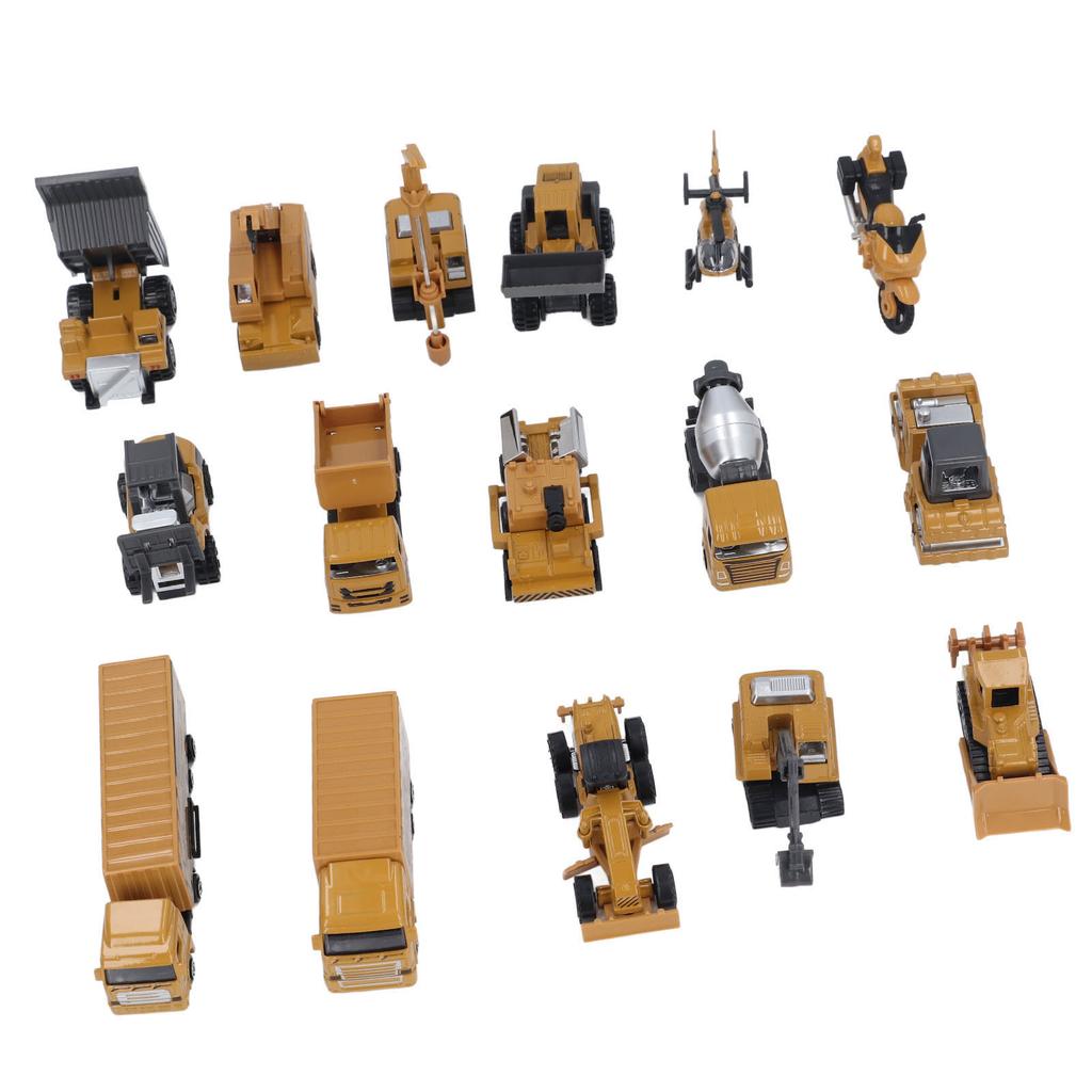 Набор моделей инженерных машин из сплава, реалистичная модель инженерной строительной машины для детей