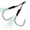 5 Pairs Lure Fishing Hook Sea Fishing High Carbon Steel Hook With Feather Fishing Gear Accessories