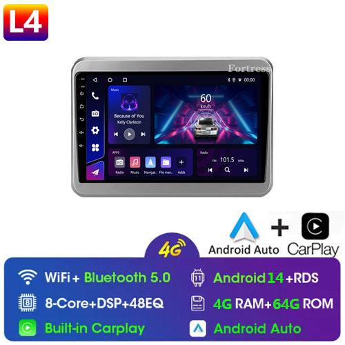 Автомобильный DVD для Suzuki Spacia 2 II 2017 - 2025 Видеоплеер Android Авто Радио GPS Навигация Мультимедиа Стерео Carplay Нет 2din DvD