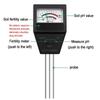 Meter Monitor Plants With 3 Probes Soil PH Tester Soil Hygrometer 2 In 1 Soil PH Fertility Meter