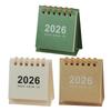 Настольный календарь 2025-2026, с мая 2025 по декабрь 2026, 20-месячный маленький календарь, 6,5x7x3 см бумажный маленький настольный календарь