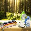 Silicone Water Bottle Belt Holder Hook Clip Camping Safety Clasps Buckle Bands