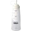 Daiwa ME-600S Condiment Bottle, 600ml White, with Graduated Measuring Cups, One-Push Capacity (10cc, 25cc, 30cc), Made In Japan, Large Spoon Size