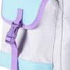 Li Ning Polyester Blend Fabric Backpack Unisex White Purple ABSS133-2