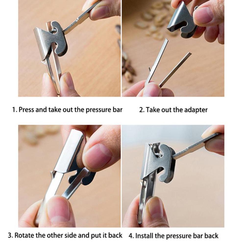 1 шт. Артефакт для очистки семян дыни из нержавеющей стали, устройство для открывания кедровых орехов, очиститель семян дыни, шелушитель арахиса, открывалка для скорлупы