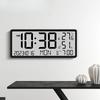 Бытовые ЖК-цифровые настенные часы с большим экраном, многофункциональный дисплей температуры и влажности, простой современный стиль, электронные часы